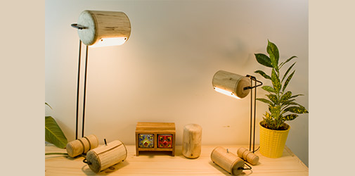 Lampes Chrysalide d'Erebia luminaires